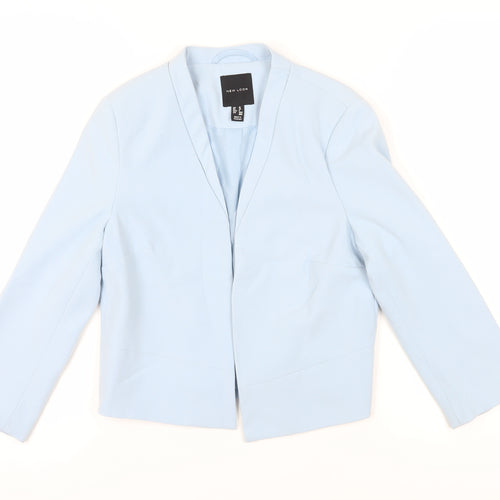 New Look Women's Blue Shawl Collar Blazer Size 10