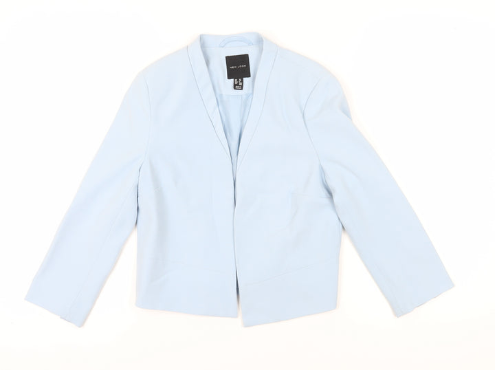 New Look Women's Blue Shawl Collar Blazer Size 10
