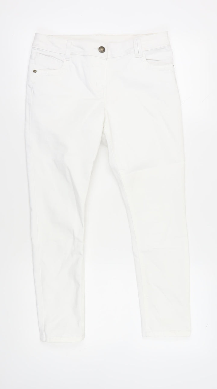 George Women's White Jeans, Size 12