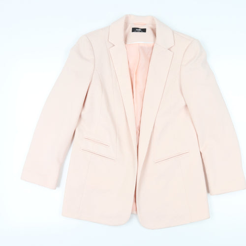 Wallis Women's Pink Blazer Size 10 Regular Fit