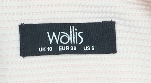 Wallis Women's Pink Blazer Size 10 Regular Fit