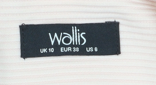 Wallis Women's Pink Blazer Size 10 Regular Fit