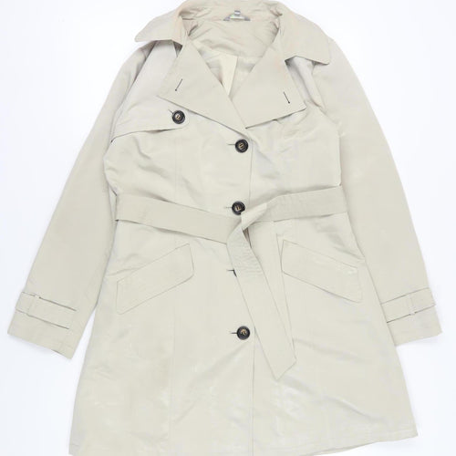 Marks and Spencer Women's Beige Trench Coat Size 10