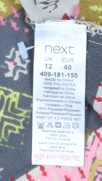 Next Women's Multicoloured Camisole Tank, Size 12