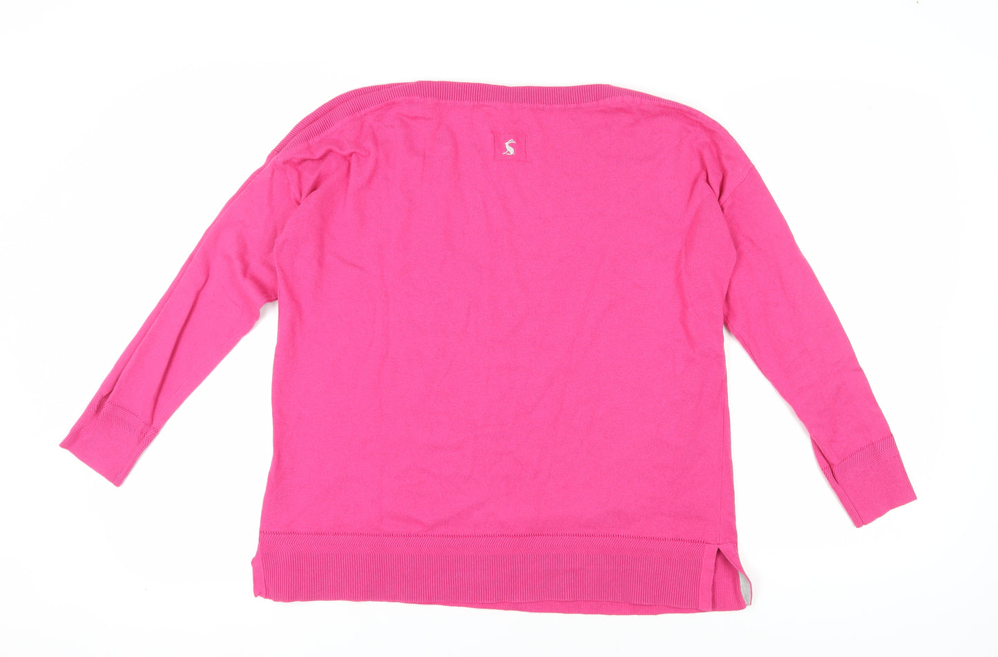 Joules Women's Pink Pullover Jumper Crew Neck Size 14