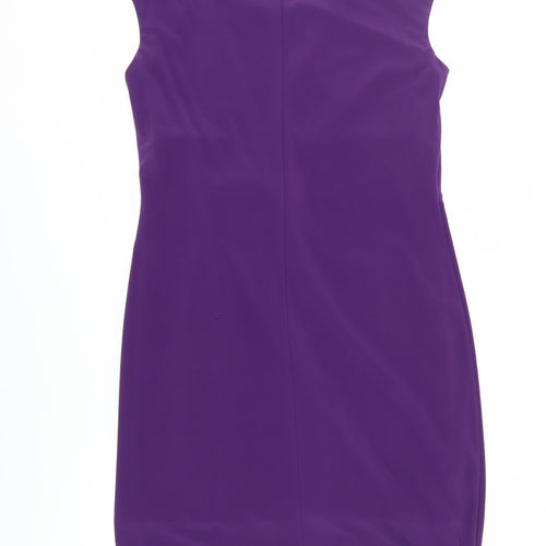 Ronni Nicole Women's Purple Sheath Dress Size 14