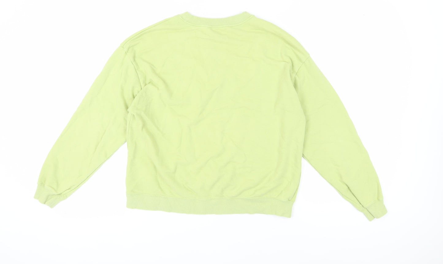 Monki Women's Green Pullover Sweatshirt M