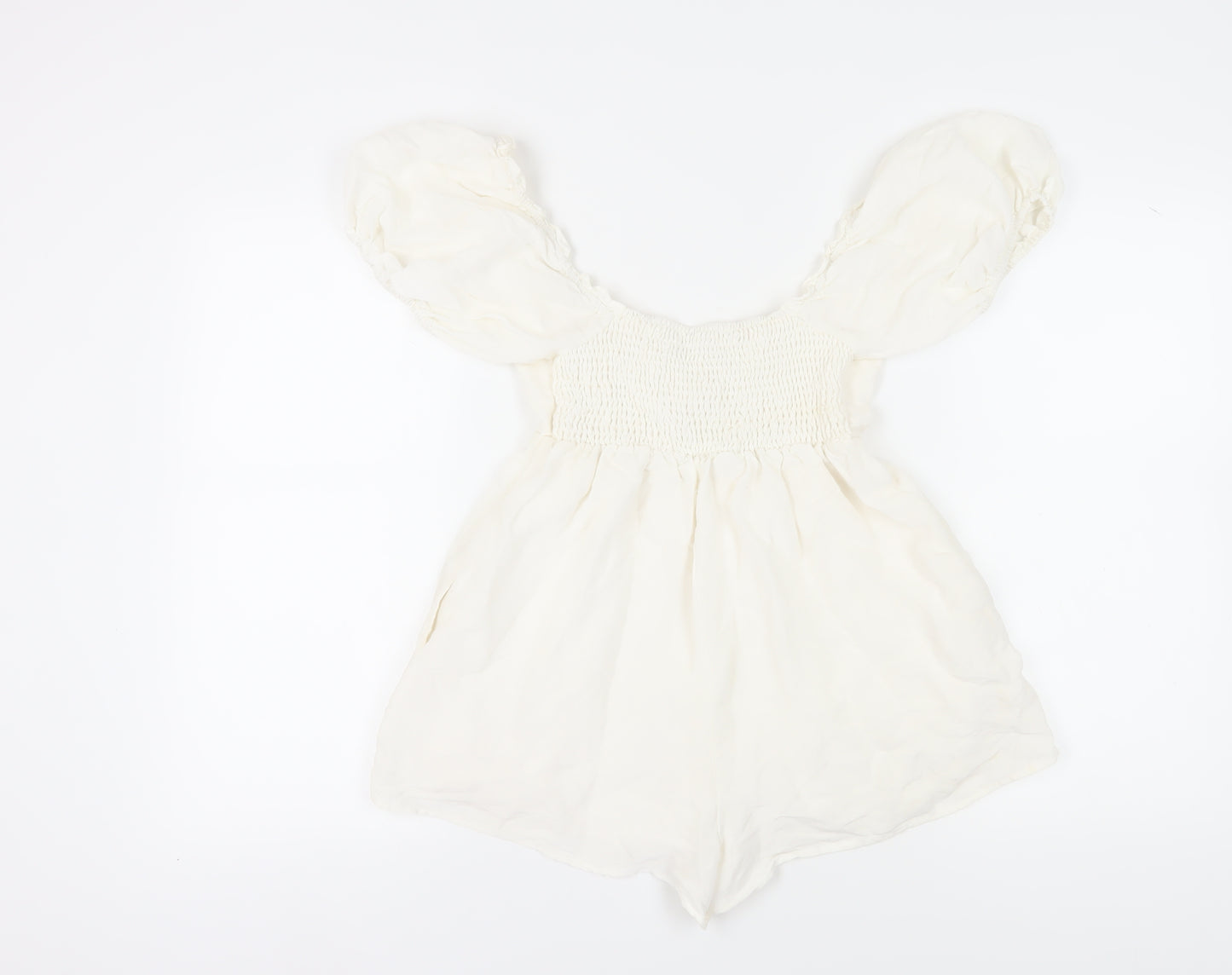 Urban Outfitters Women's Ivory S Playsuit Off the Shoulder