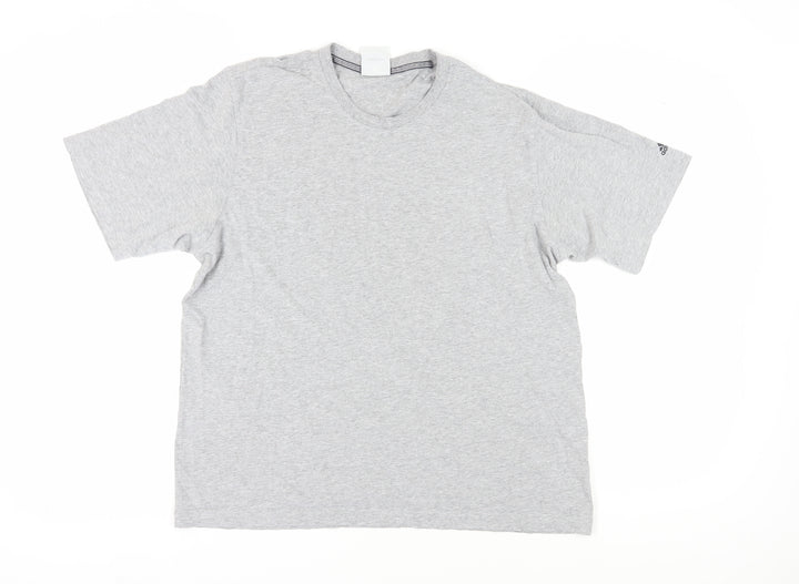 Adidas Men's Grey XL Short Sleeve Crew Neck T-Shirt