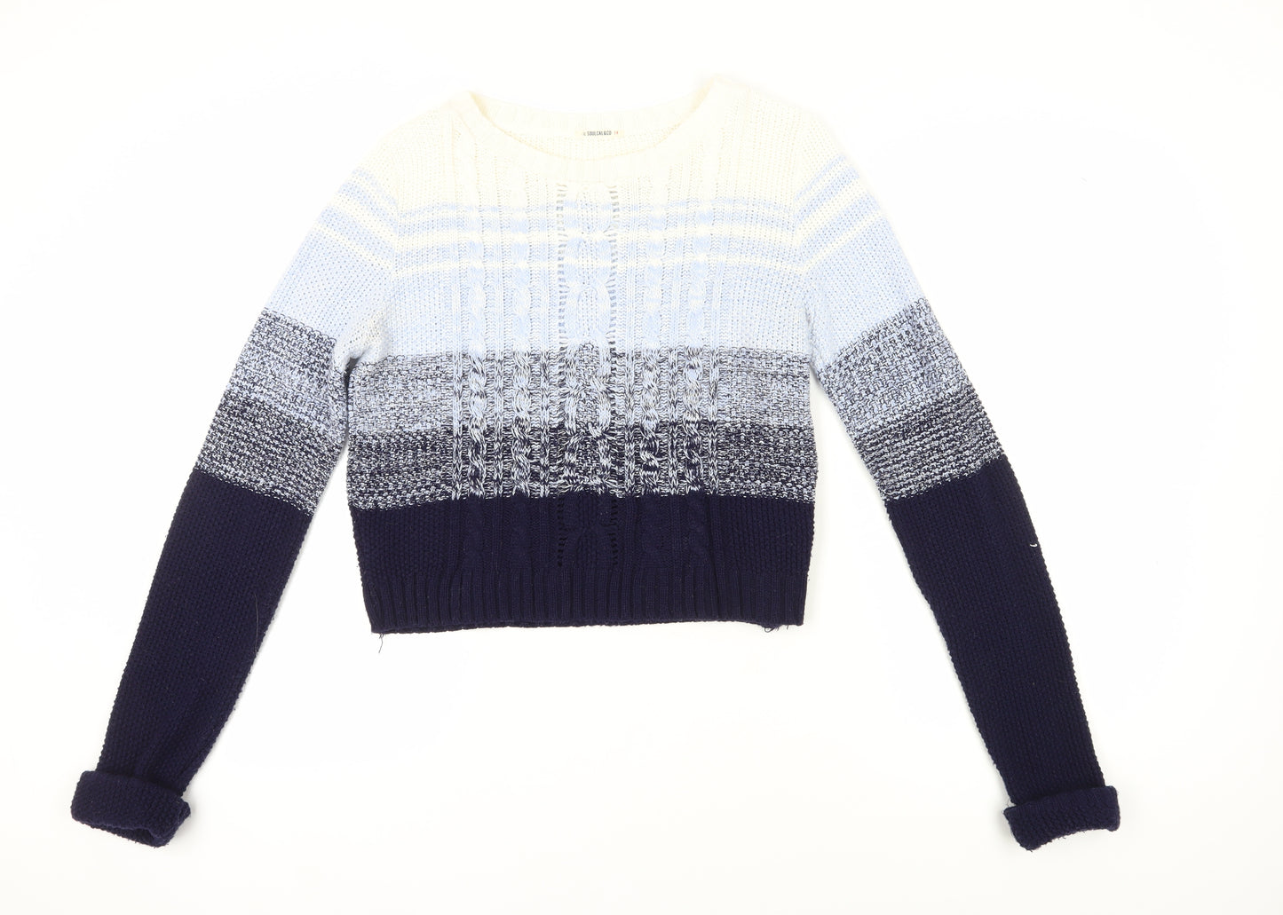 SoulCal Women's Multicoloured Pullover Jumper Size 14