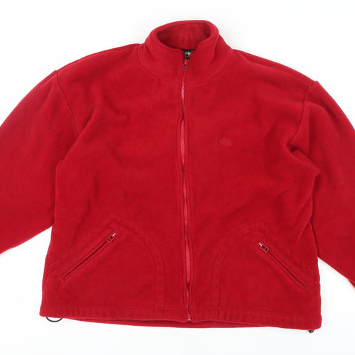 Arctic Storm Women's Red Fleece Jacket Size M