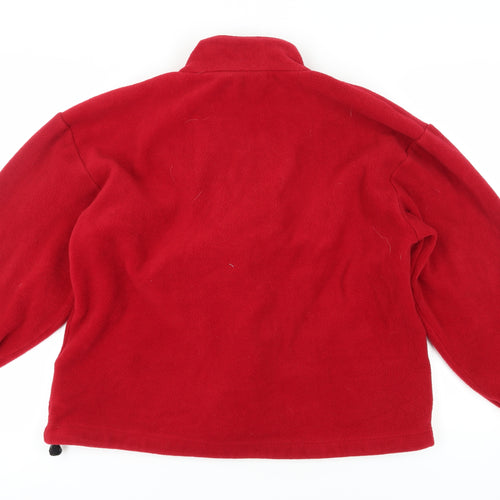 Arctic Storm Women's Red Fleece Jacket Size M