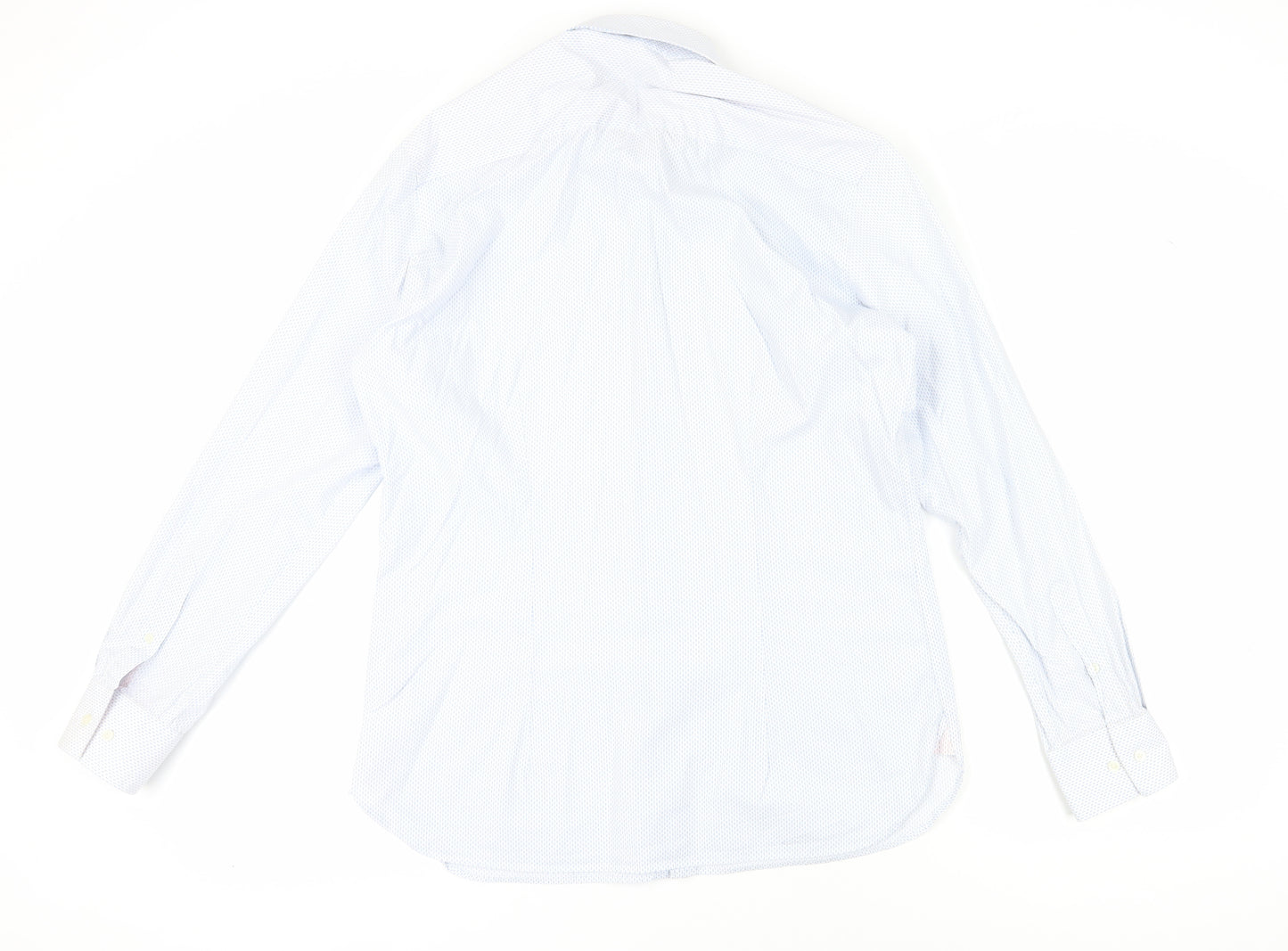 Ted Baker Men's Blue Regular Fit Dress Shirt