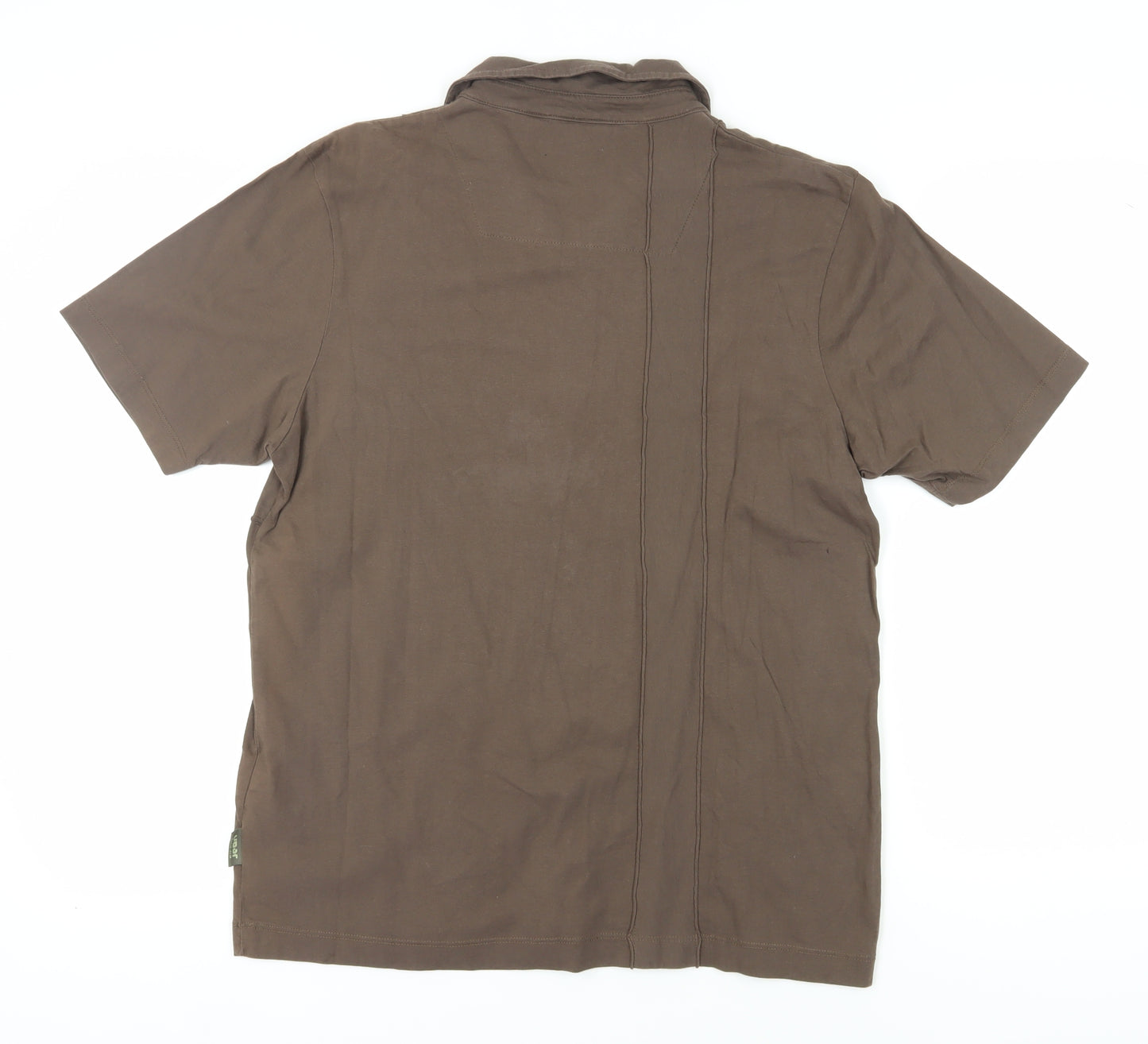 Ted Baker Men’s Brown Polo Shirt Size 5 Short Sleeve