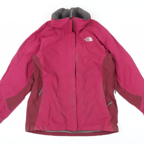 The North Face Women's Red 3-in-1 Jacket M, Hooded, Waterproof