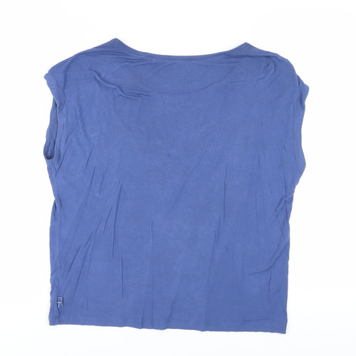 Jasper Conran Women's Blue Sleeveless T-Shirt Size 12