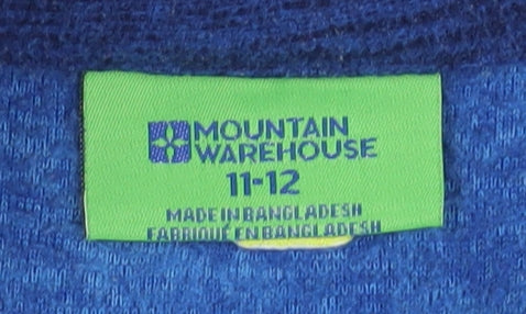 Mountain Warehouse Boys Blue Fleece Jacket 11-12 Years