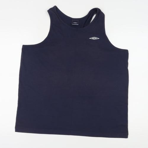 Umbro Men's Blue XL Tank Top for Gym & Training
