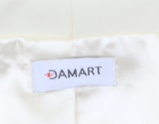 Damart Ivory Women's Blazer, Size 28, Elegant Style