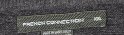 French Connection Men's Grey 2XL Pullover Jumper