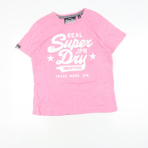 Superdry Women’s Pink Vintage T-Shirt Size 14