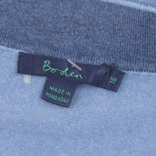 Boden Women's Blue V-Neck Cardigan Size 7