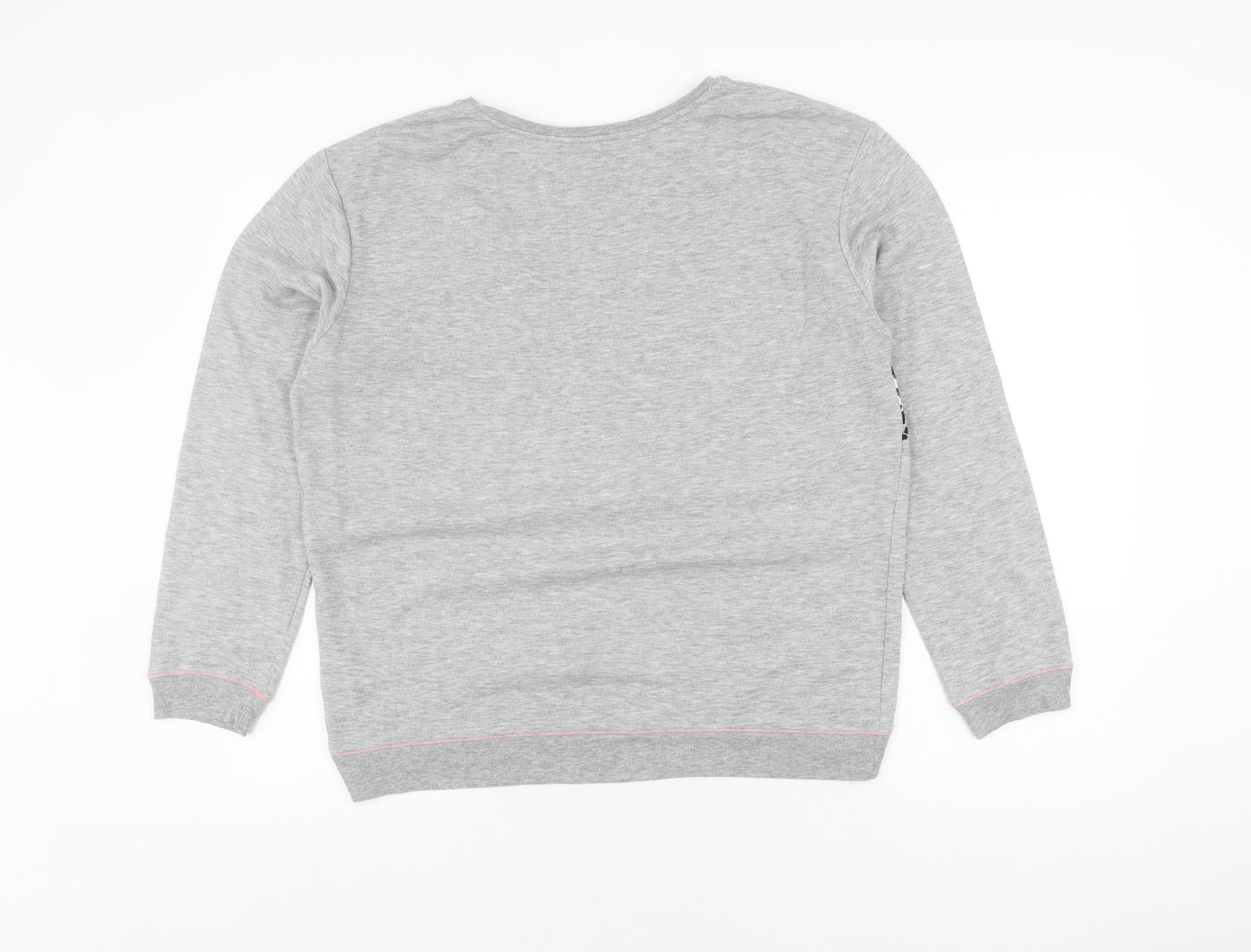 Next Women's Grey Animal Print Pullover Sweatshirt Size 16