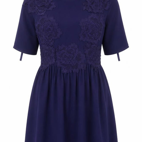 Coast Women's Blue A-Line Dress, Size 8, Party/Cocktail