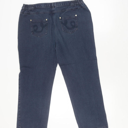 Country Rose Women's Plus Size Blue Denim Jeans