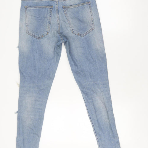 GK Women's Blue Distressed Skinny Jeans - Size 30