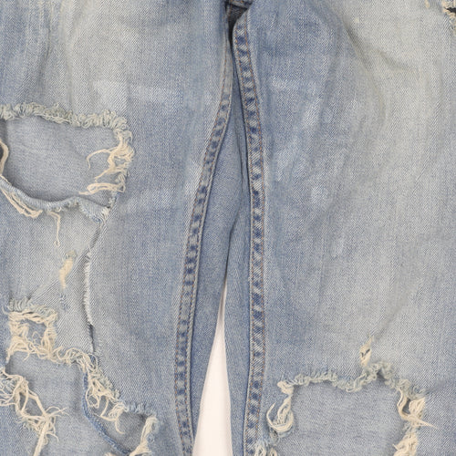 GK Women's Blue Distressed Skinny Jeans - Size 30