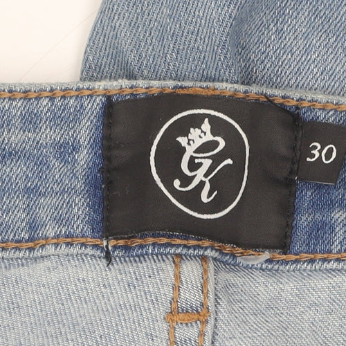 GK Women's Blue Distressed Skinny Jeans - Size 30