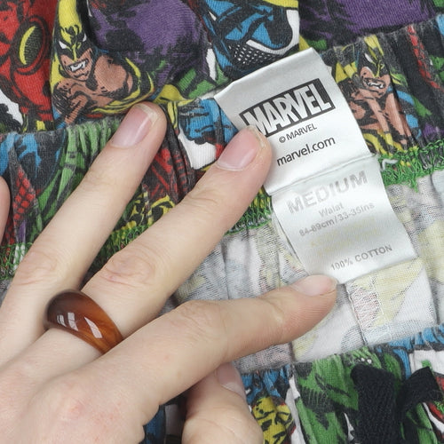 Marvel Men's Multicoloured Pyjama Pants M Superhero Print