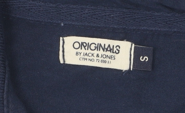 Jack & Jones Men's Blue Polo Shirt Small