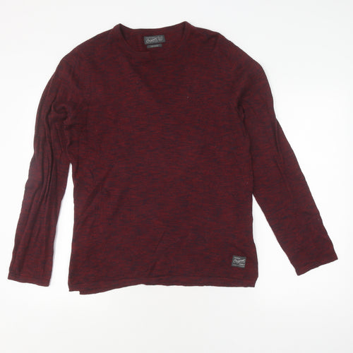 Jack & Jones Red Men's S Crew Neck Jumper