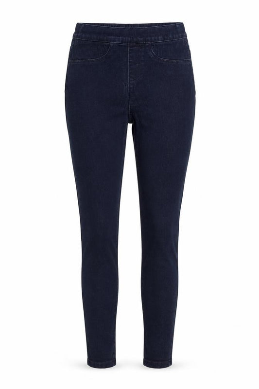 Front view of White Stuff Women's Blue Jegging Leggings, size 6