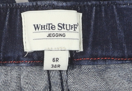 White Stuff Women's Blue Jegging Leggings Size 6