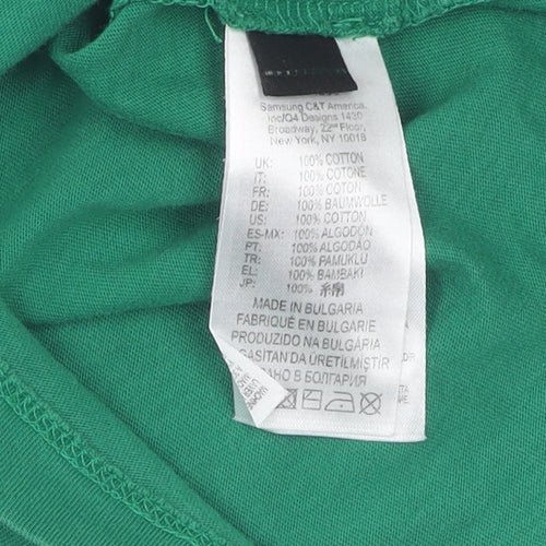 Diesel Boys Green Graphic Print T-Shirt, 4 Years, Cotton, Casual