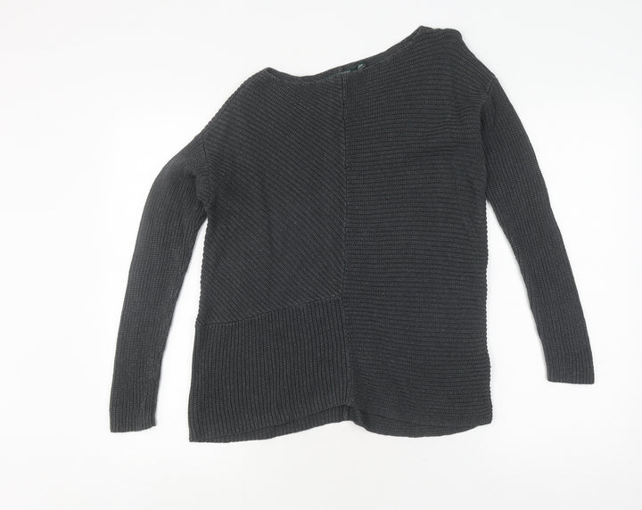 Lauren Ralph Lauren Women's Grey XS Boat Neck Jumper