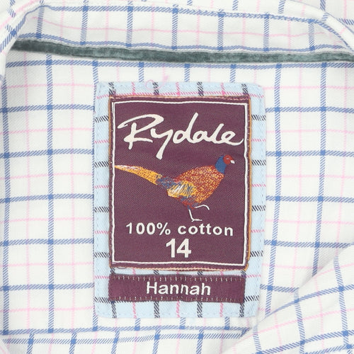 Rydale Women's Multicoloured Button-Up Shirt Size 14