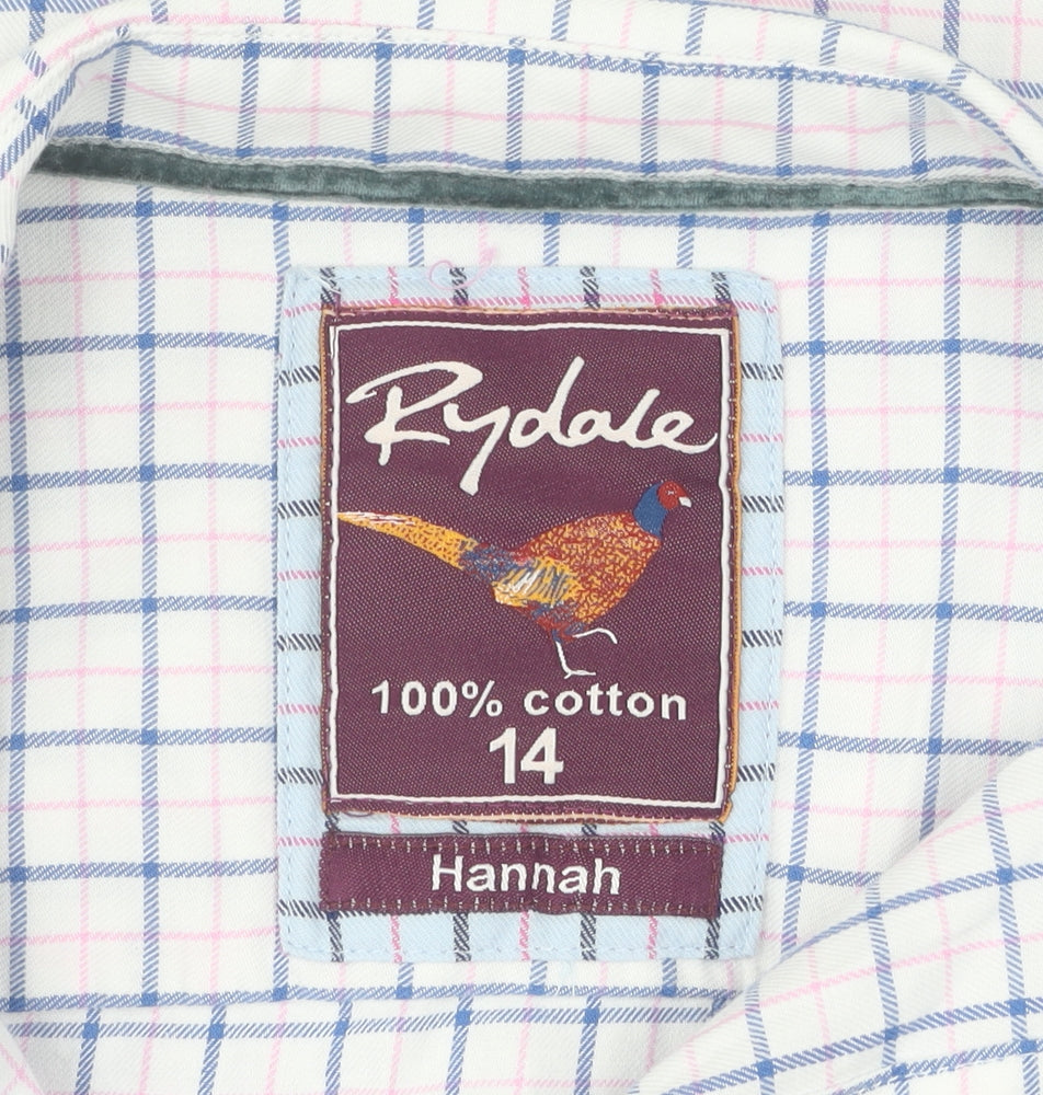 Rydale Women's Multicoloured Button-Up Shirt Size 14