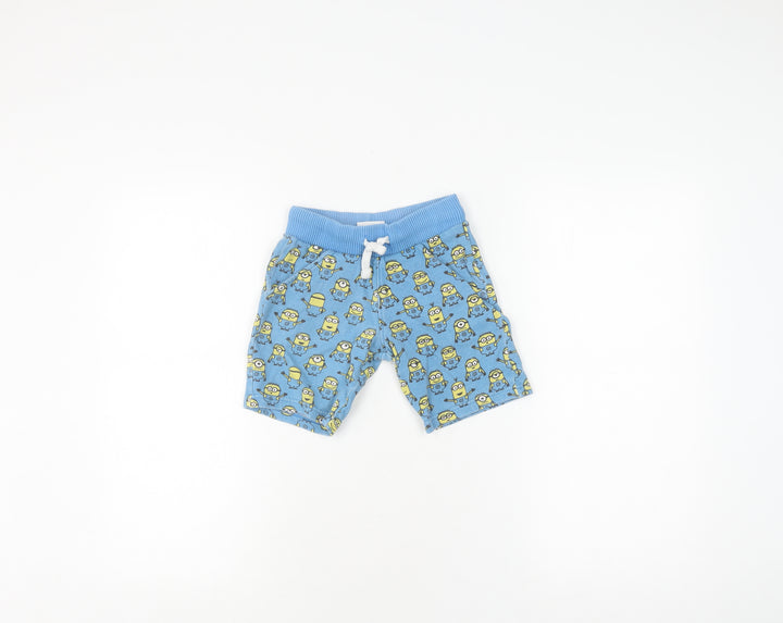Despicable Me Boys Blue Minions Shorts, 2-3 Years, Casual Cotton