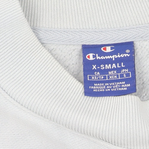 Champion Women's Blue XS Pullover Sweatshirt
