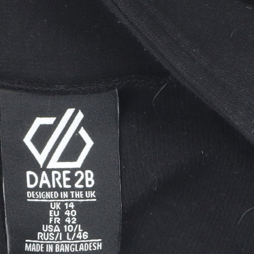 Dare 2b Women's Black Full Zip Sweatshirt, Size 14