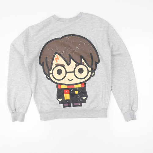 Harry Potter Women's Grey Pullover Sweatshirt 2XS