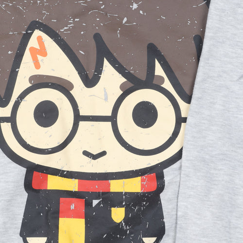Harry Potter Women's Grey Pullover Sweatshirt 2XS