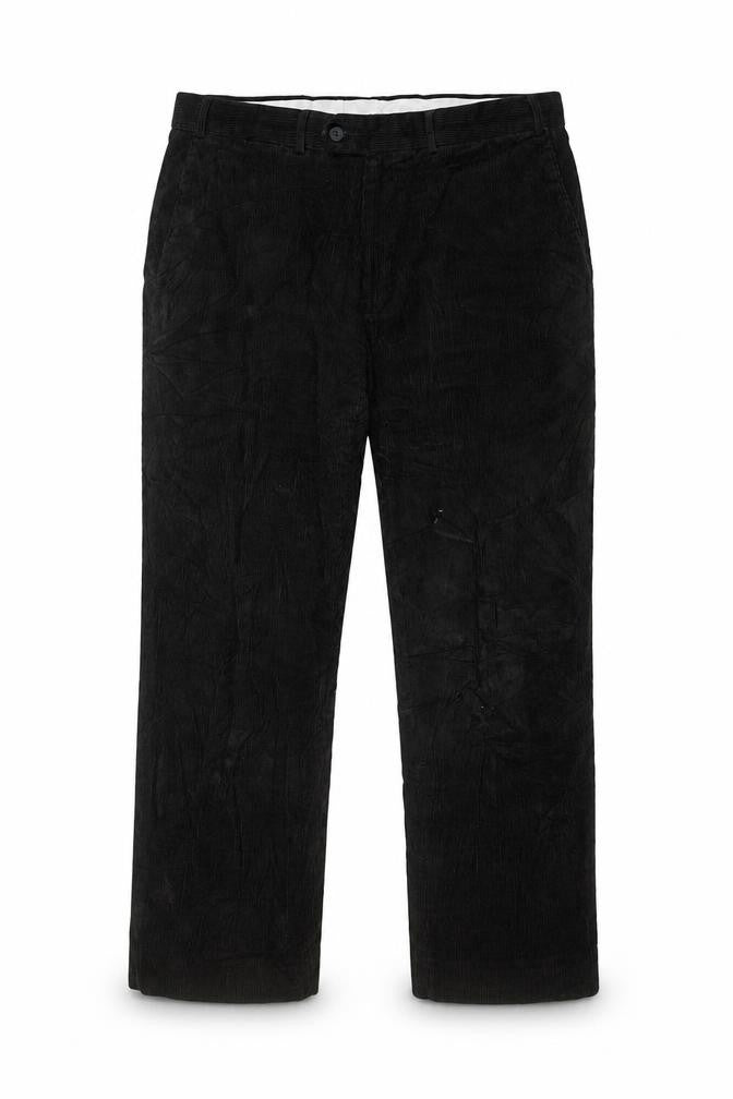 James Pringle Men's Black Corduroy Trousers 40W