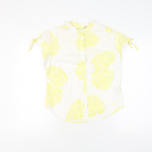 Quiksilver Women's Multicoloured Button-Up Shirt - Size 4 Regular Fit