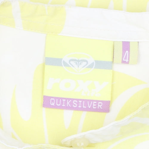 Quiksilver Women's Multicoloured Button-Up Shirt - Size 4 Regular Fit