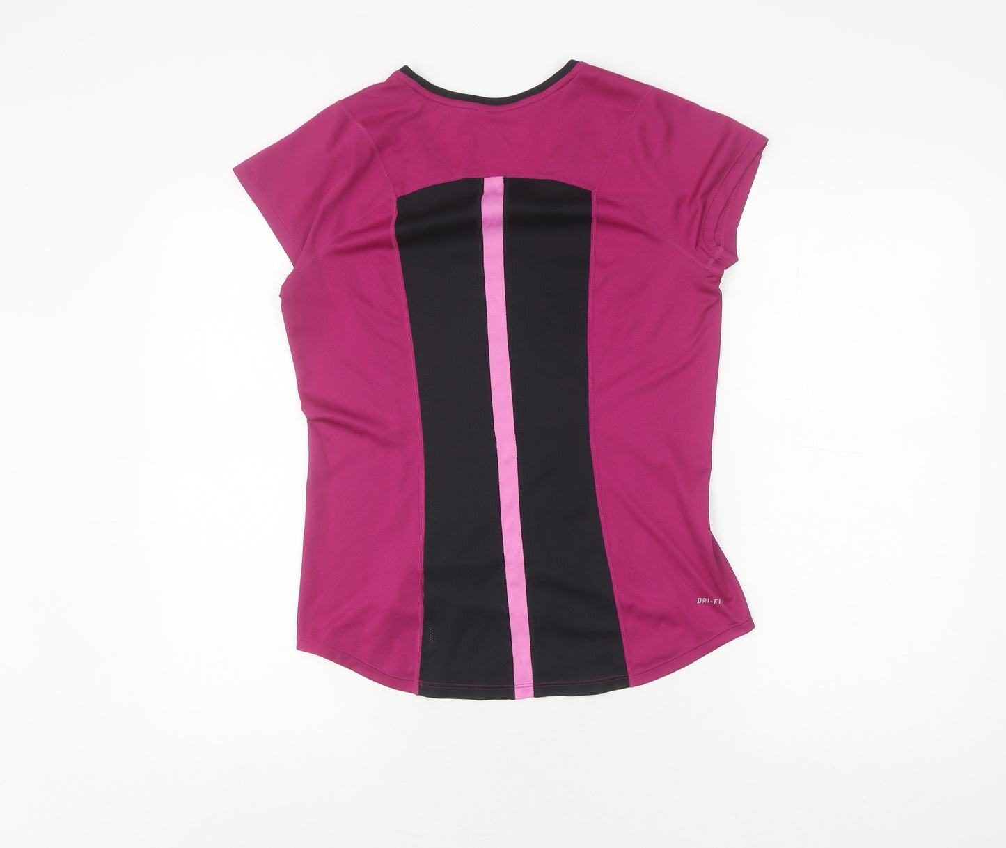Nike Women's Pink Running T-Shirt, Size M, Moisture Wicking